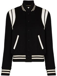Saint Laurent бомбер в двух тонах