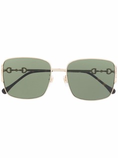 Gucci Eyewear солнцезащитные очки в квадратной оправе