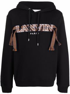 LANVIN худи Lace Curb с вышитым логотипом