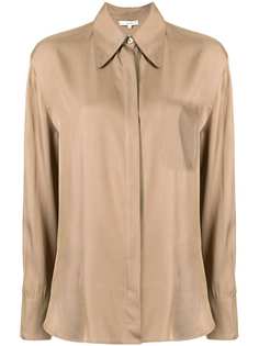 Vince relaxed silk-blend shirt