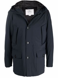 Woolrich пуховик с капюшоном