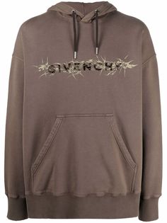 Givenchy худи с принтом Barbed Wire