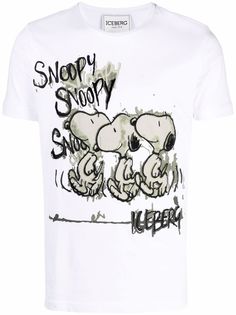 Iceberg футболка с принтом Snoopy