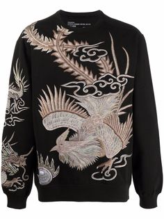 Maharishi толстовка Phoenix с вышивкой