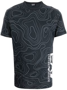 Ea7 Emporio Armani футболка с логотипом