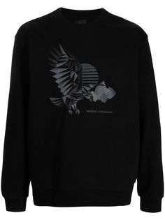 Armani Exchange толстовка с логотипом