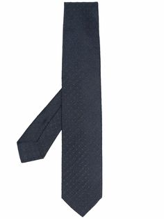 Barba галстук с вышитым узором в горох