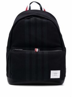 Thom Browne stripe-detail backpack