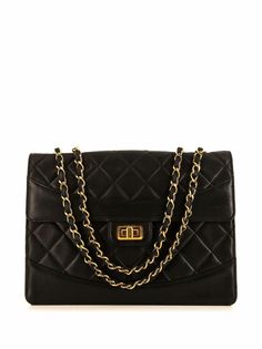 Chanel Pre-Owned стеганая сумка на плечо