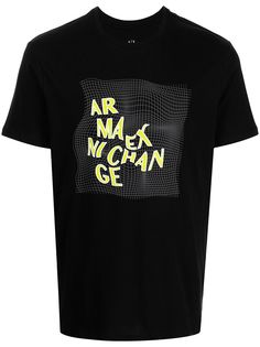Armani Exchange футболка с логотипом