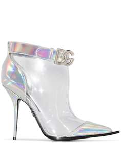 Dolce & Gabbana holographic ankle boots