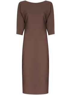 Fendi FENDI CN RGLN LS OPEN BCK MIDI DRS TAUPE