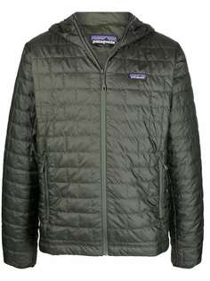Patagonia пуховик на молнии с капюшоном