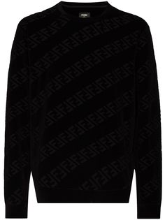 Fendi FF-logo crew-neck sweatshirt