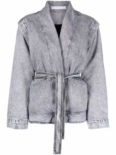 IRO tie-waist denim jacket