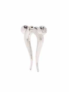 Balenciaga Force double horn earrings
