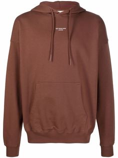 Drôle De Monsieur chest-logo slouchy hoodie
