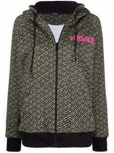 Versace La Greca-print hoodie