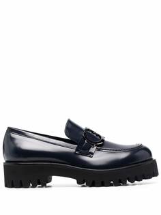 Casadei logo plaque loafers