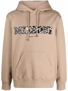 Missoni embroidered logo hooded sweatshirt