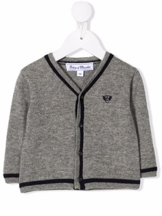 Tartine Et Chocolat embroidered-logo cashmere cardigan