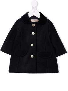 La Stupenderia button-up wool-blend coat