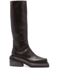 Marsèll Cassetto leather knee-high boots