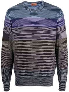 Missoni intarsia-knit crewneck jumper