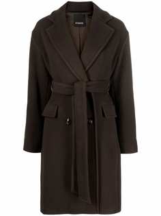 Pinko double-breasted wrap coat