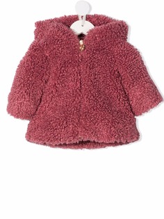 Miss Blumarine faux-fur hooded coat