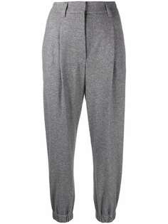 Brunello Cucinelli шерстяные брюки с манжетами