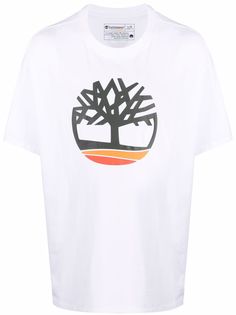 Timberland logo-print crewneck T-shirt