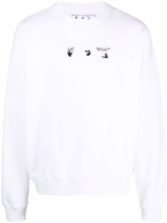 Off-White толстовка с логотипом