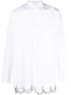 Comme Des Garçons Homme Plus chain-trimmed shirt
