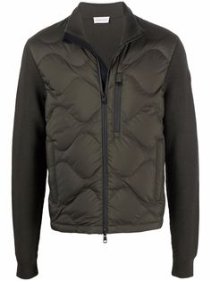 Moncler комбинированная куртка