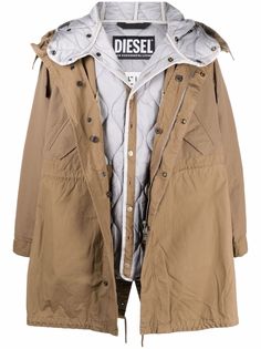 Diesel двусторонний пуховик