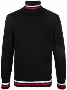 Paul & Shark stripe-detailing rollneck sweater