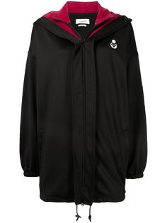 Isabel Marant embroidered-logo zip-up jacket