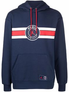 Nike x Paris Saint-Germain fleece pullover hoodie