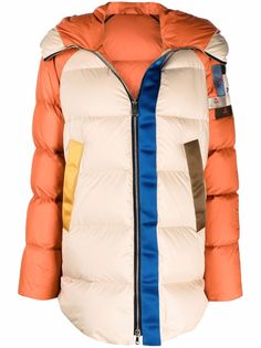 Peuterey Upcycle colour-block puffer jacket