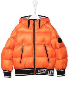 Moncler Enfant hooded padded down jacket