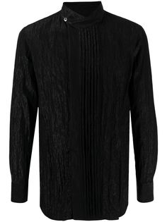 Emporio Armani рубашка со складками