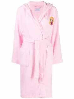 Chiara Ferragni pink bath robe