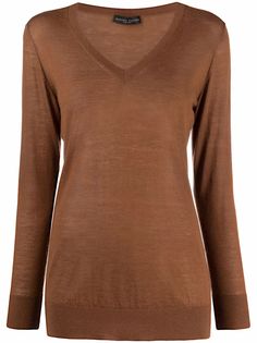 Fabiana Filippi fine-knit v-neck sweater