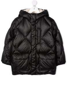 Il Gufo quilted hooded jacket
