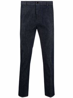 Pt05 pressed-crease slim jeans