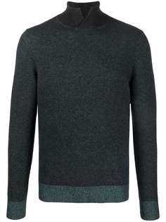Malo cut-out collar cashmere sweater