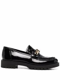 Michael Michael Kors Blaine logo-embossed leather loafers