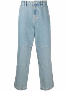 Stussy double-knee wide-leg jeans