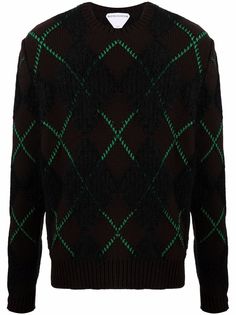 Bottega Veneta джемпер в клетку